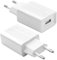 Wonvify 2 Stück Universal-USB-Ladegerät, 5 V 2 A Ladebuchse, USB-Stecker, Netzadapter-Stecker, kompatibel mit i-Phone, Samsung, Huawei, Xiaomi, intelligenter Uhr, Kopfhörer