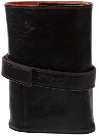 SOIMISS 2stücke Reise-uhrenaufbewahrungstasche Aus Hochwertigem Öl-wachsleder Kompakte Schmuck-box Für Mehrere Uhren Für Reisen Und Täglichen Gebrauch Elegantem