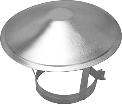 Schornsteinabdeckung Schornsteinhaube, Edelstahl, Rohr, Regenschutz, Schutzkappe, Abschluss, verstellbar, Hoop 135, Hut 300