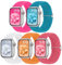 Correa trenzada compatible con Apple Watch 38 mm, 40 mm, 41 mm, 42 mm, 44 mm, 45 mm, 46 mm, 49 mm, correa elástica de tela de nailon para Apple Watch 10 9 8 SE 7 6 5 4 3 2 1, 5 unidades, 42mm(Series
