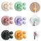 Zahnbürstenhalter, 6 stück Funny Toothbrush Holder Silicone Zahnbürstenhalter Wand Multifunktions-Haken Ohne Bohren Wasserdicht Selbstklebend Badezimmer Rasierhalter Dusche