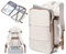 BJLFS Rucksack Handgepäck Flugzeug Ryanair Handgepäck Reiserucksack Damen Groß Laptop Rucksack Herren 14 zoll business wasserabweisend mit Laptopfach Tasche Carry on Luggage,Beige Braun