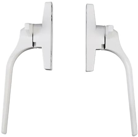 STNYANXD Window handle， Aluminum Alloy Casement Window Handle Latches Plastic Steel Open Door Window Lock Buckle Replacement Parts Window Stopper Window Handles For Upvc Windows(Left)