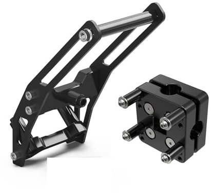 Für Ducati Für DesertX Für Wüste X 2022 2023 2024 12MM Bar Motorrad Navigation GPS Halterung 12MM GPS Halter Bar Clamp Motorrad GPS Halterung Navigationshalterung(Set)