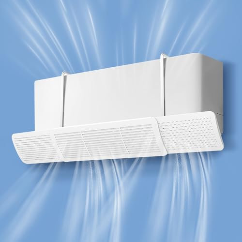 Universal Deflector Aire Acondicionado, Dirección Ajustable Sin Aire Directo, Aire Acondicionado Escudo De Viento para El Hogar/Oficina, Cuida A Bebés, Mayores Y Embarazadas del Frío