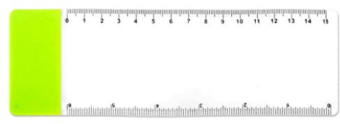 Page Lineal Lineal Cleity Plastik Lesezeichen Magnifikatoren 3x Vergrößerung zufällige Farbe 3pcs
