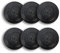 NOVASTYL 2614830 - Juego de 6 platos planos de tornado (27 cm), color negro
