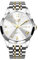 LIGE Herren Uhren Wasserdicht Quarz Watches for Men Edelstahl Männer Uhr Mit Datum Business Silber Gold Elstahlarmband Leuchtend Armbanduhren für Herren, SilberGold