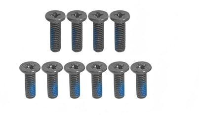 HSSDTECH Tornillos de cubierta inferior para ASUS Chromebook C204 C204EE C204MA C214 C214MA 10 piezas negro carcasa inferior tornillos