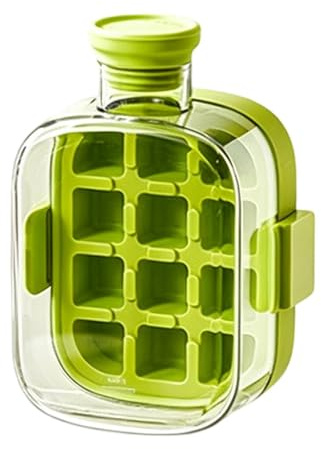Molde para hielo con forma de botella – Preparación de café frío 2 en 1, molde para hielo de liberación rápida – para viajes, casa, oficina, fiestas, camping, playa, picnic, excursiones, bar, club