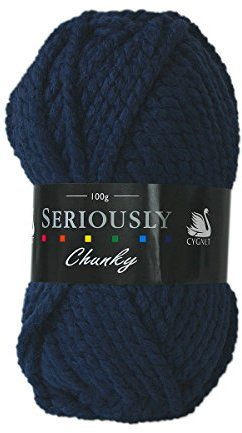 Cygnet Seriously Chunky 853 - Navy (Wool) by Unknown