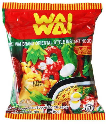 Wai Wai Thai Oriental Weizen Instant-Nudeln, 30 Packungen