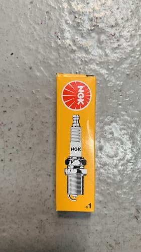 NGK Zündkerze BPR6ES für Rasenmäher, Kettensäge, Kleinmotoren, Nickel, 14 mm, 1 Stück