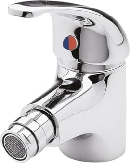 TEMPO DI SALDI Rubinetto Monoleva Con Flessibili In Ottone Con Testa Mobile Per Bidet