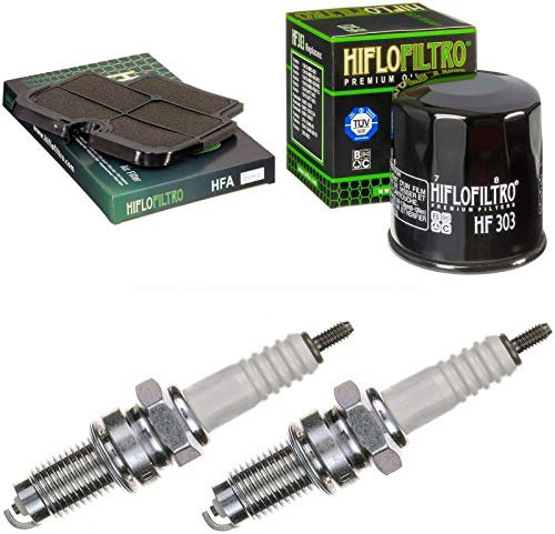 Luftfilter Ölfilter Zündkerzen für ER-6N 650 D ABS Baujahr 2009-2011 Servicekit Wartungskit