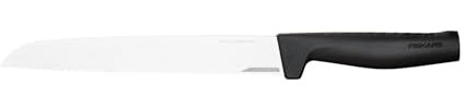 Fiskars Brotmesser, Hard Edge, Elegantes Design, Gesamtlänge: 35,1 cm, Rostfreier Stahl/Kunststoff, 1054945