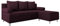 Mirjan24 Schlafsofa Dover, Sofa mit Bettkasten und Schlaffunktion, Bettsofa, Farbauswahl, Schlafcouch mit Chromfüße, Couch, Couchgarnitur (Schlafsofa mit Polsterhocker, Uttario Ve. 2963)