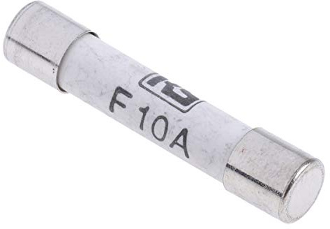 RS PRO Keramik Feinsicherung, 500V ac / 10A F, 6.3 x 32mm, Packung a 100 Stück
