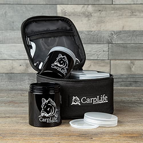CarpLife Hook Bait Pot Kit/CarpLife Glug Pot Kit - Glug Tub Kit - Hook Bait Tub Kit - Carp Fishing