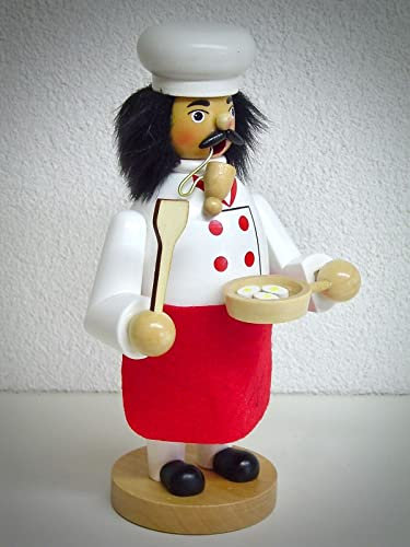Deko-Geschenke-Shop Räuchermann Räuchermännchen Koch mit Spiegelei 20 cm Räucherfigur Beruf 40494