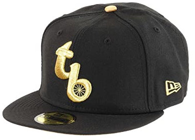 New Era Tampa Bay Devil Rays MLB Black Gold 59Fifty Basecap - 7 1/8-57cm (M)
