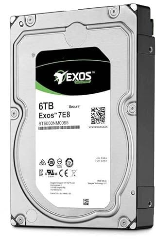 HDD For Exos 6TB 3.5 SAS 12 Gb/s 256MB 7200RPM For Internal Hard Disk For Enterprise HDD For ST6000NM0095