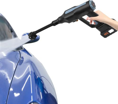 Multifunktionaler Akku-Hochdruckreiniger Mobil Kabelloser Hochdruckreiniger Mit 6-In-1-Multifunktionsdüse Automatische Autowaschanlage Terrassenreinigung