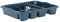 JMS we create smile Plastic Dish Drainer Plate Cutlery Rack Plastic Kitchen Sink Holder Stand (Navy, Large)