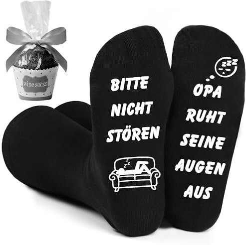Geburtstag Socken Herren - Geschenke für Männer und Opa, Sinnvolle Geschenke, Socken mit Spruch, Weihnachten Geschenke