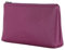 VON HEESEN Echtleder Kosmetiktasche für Damen & Herren - Kulturbeutel aus echtem Leder - Kulturtasche und Waschtasche für Männer und Frauen in Pink