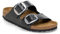 ARIZONA - SANDALO CON DOPPIA FASCIA E CHIUSURA CON FIBBIE 40/GRACEFUL LICORICE-N