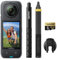 Insta360 X4 Drohnenfreies Bundle – wasserdichte 8K 360°-Action-Cam, 4K Weitwinkelvideos, Unsichtbarer Selfie-Stick Effekt, Abnehmbarer Linsenschutz, 135 min Akkulaufzeit, KI-Bearbeitung