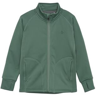 Color Kids COFleece Kinder Unisex Jacke Fleecejacke Übergangsjacke mit Reißverschluss Regular fit, Farbe:Dark Forest (9651), Größe:140