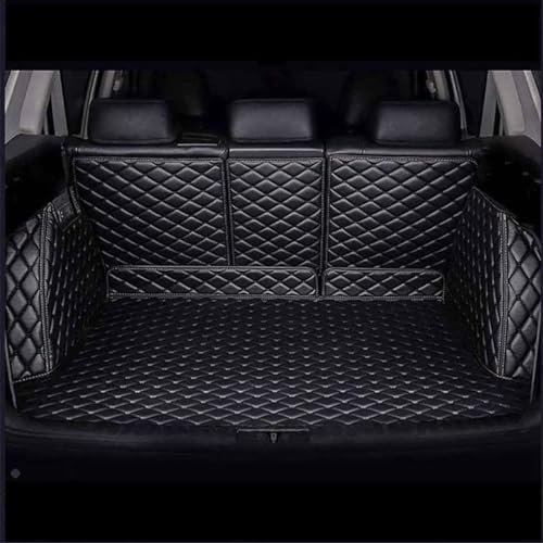 QVBGFF Full Coverage Leather Car Boot Mats Liner Tray,for Dacia Duster 2018-2023 Waterproof Anti-Scratch Anti-Slip Wear-Resistant,Trunk Storage Pad,A