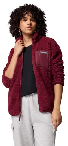Columbia Damen West Bend Full Zip Ii, Weinrot, M