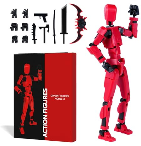 Rolling Art Action Figure Set, Model 13 Action Figure Multi-Jointed Movable,Gift Box Packaging, a Great for Loved Ones and Friends.
