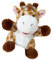 Qianly Plüschtier Handpuppe, Kinder Handpuppe, Fantasievolle Witze, Fingerpuppe, Tier Fingerpuppe für Kinder, Spielzeug, Geschenk, Unterricht, Giraffe