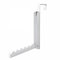 VIAV Design Foldable Over The Door Hooks Hanger Drying Laundry Hooks for Hanging Clothes-Universal Fit for Bedroom,Closet, Bathroom,Office No Drill Installation,Fits Doors ≤2.5cm Thick-1PCS White
