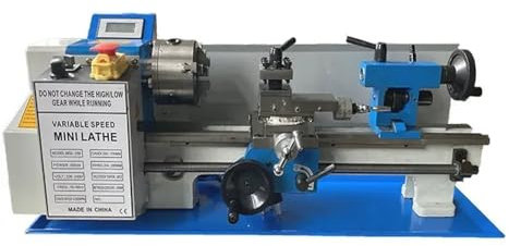 Drehmaschine Home Kleine CJ0618*350 Mini Manuelle Metall Außenkreis Kleine Drehmaschine(Package 10)