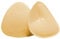 CURLADY Sticky Bra Inserts, Double Sided Push Up Bra Inserts, Strapless Reusable Lift Self Adhesive Bra Pads for Bikini Swimsuit Sports Beige