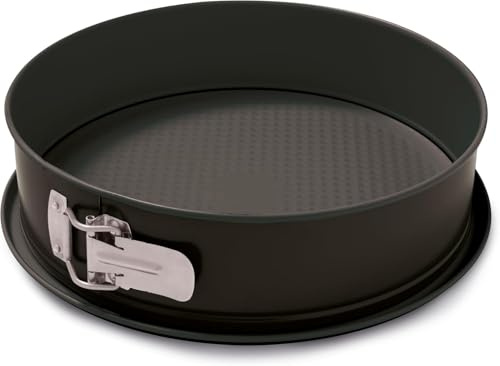 Formegolose™, Tortiera apribile 1 fondo Ø 18 cm, Acciaio con rivestimento antiaderente, Nero