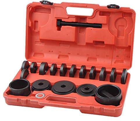 FWD Bearing Tool Kit-DN-(23PC) Front Wheel Drive Bearing Removal Adapter Puller Pulley Tool Kit with Case, 23 Piece (FWD)