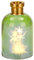 BRUBAKER - Bouteille lumineuse 'Magie' - 10 Étoiles LED - Hauteur 24 cm - Laiton/Vert