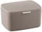 WENKO Barcelona Bathroom Box/Storage Basket with Lid, Completely Unbreakable, 19.5 x 11 x 16 cm, Anthracite, brown, 19.5 x 11 x 16 cm