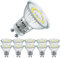 EACLL GU10 LED Kaltweiss 4.8W Ersetzt 75W Halogen Leuchtmittel, 10er-Pack. 585 Lumen 6000K Birnen, AC 230V Flimmerfrei Strahler, Abstrahlwinkel 120° Spot, Nicht Dimmbar Reflektorlampen