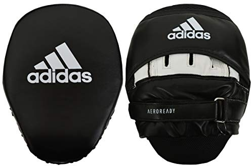 adidas Pratzen Paar - Training Curved Focus Mitt Short, Einheitsgröße 26 x 18 x 9 cm, ideal zum Boxtraining