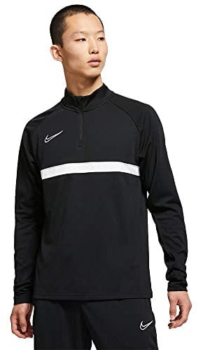 Nike Herren Dri-FIT Academy Langarmshirt, Black/White/White/White, L