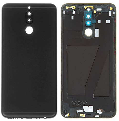 Carcasa Tapa trasera de la batería de repuesto de la tapa trasera compatible con Huawei Mate 10 Lite, (negro, OEM, sin logotipo)