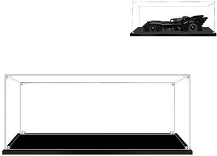 Hosdiy Acryl Vitrine Display Case Schaukasten für Lego DC Super Heroes 1989 Batmobile 76139 (Nur Vitrine, Ohne Modell Set)