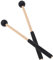 Cheerock 1 Paar Percussion-Schlägel, 20,3 cm Schlägel, Percussion-Stick mit Gummikopf und Griff, Holztrommelschlägel für Zungentrommel, Glockenspiel, Marimbas, Xylophon, Holzblock usw